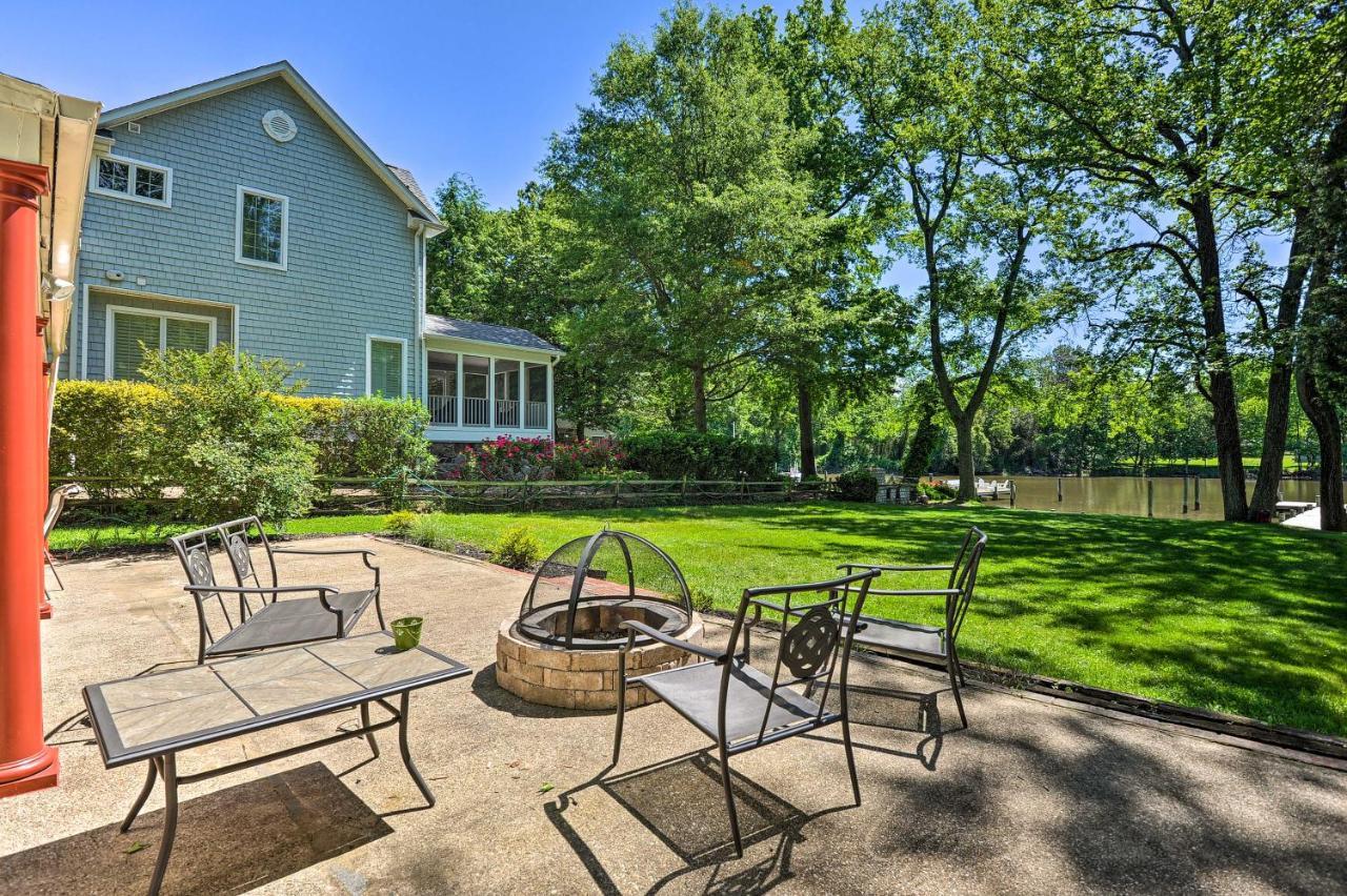 Waterfront Annapolis Home Fire Pit And Fishing Pier Екстер'єр фото