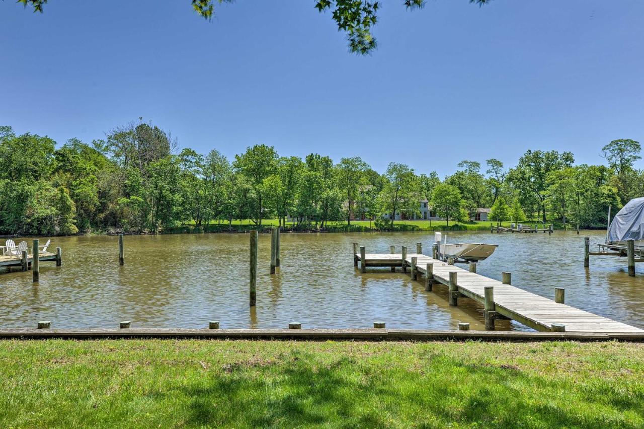 Waterfront Annapolis Home Fire Pit And Fishing Pier Екстер'єр фото