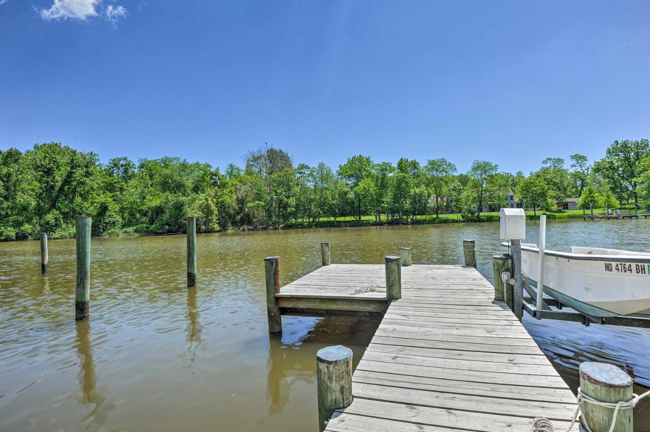 Waterfront Annapolis Home Fire Pit And Fishing Pier Екстер'єр фото